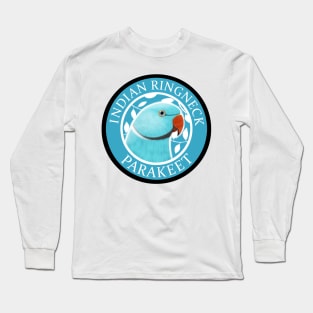 Indian Ringneck Parrot (Blue Mutation) Long Sleeve T-Shirt